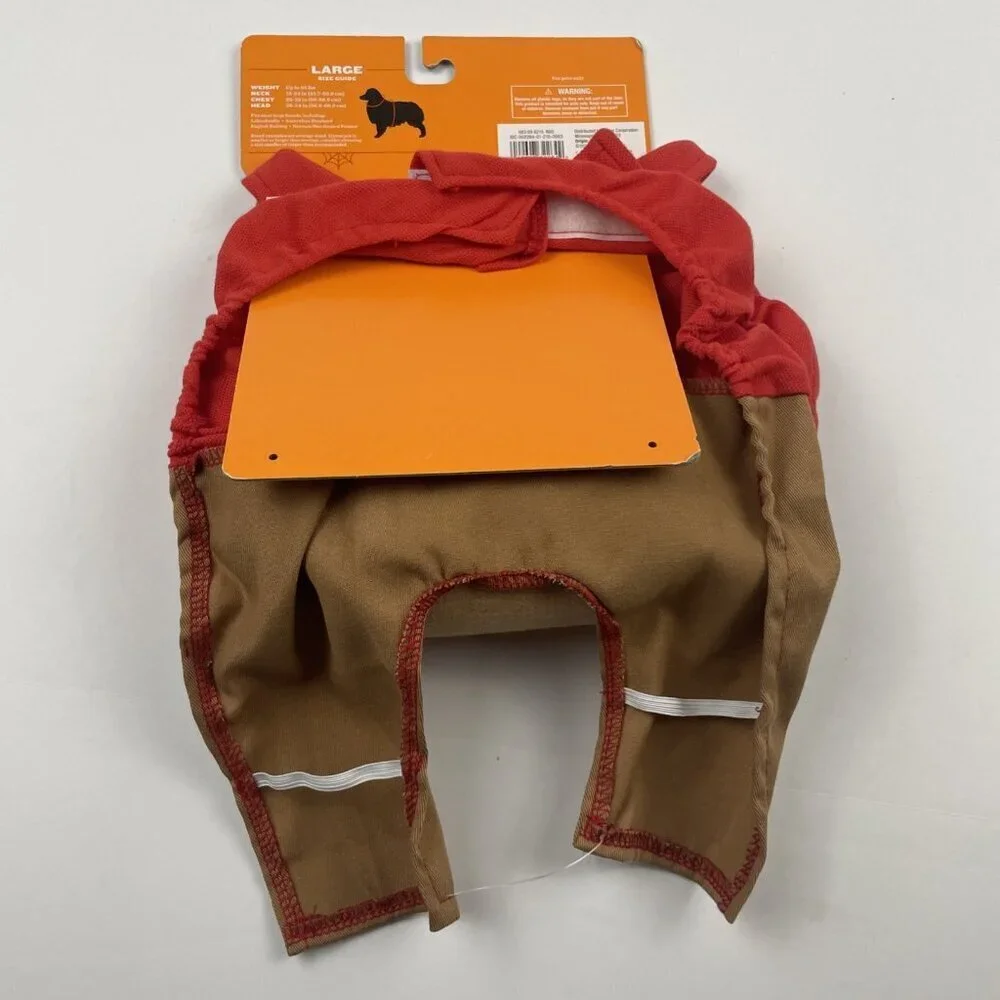 Halloween Target Delivery Dog and Cat Frontal Costume - Hyde and EEK! Large
